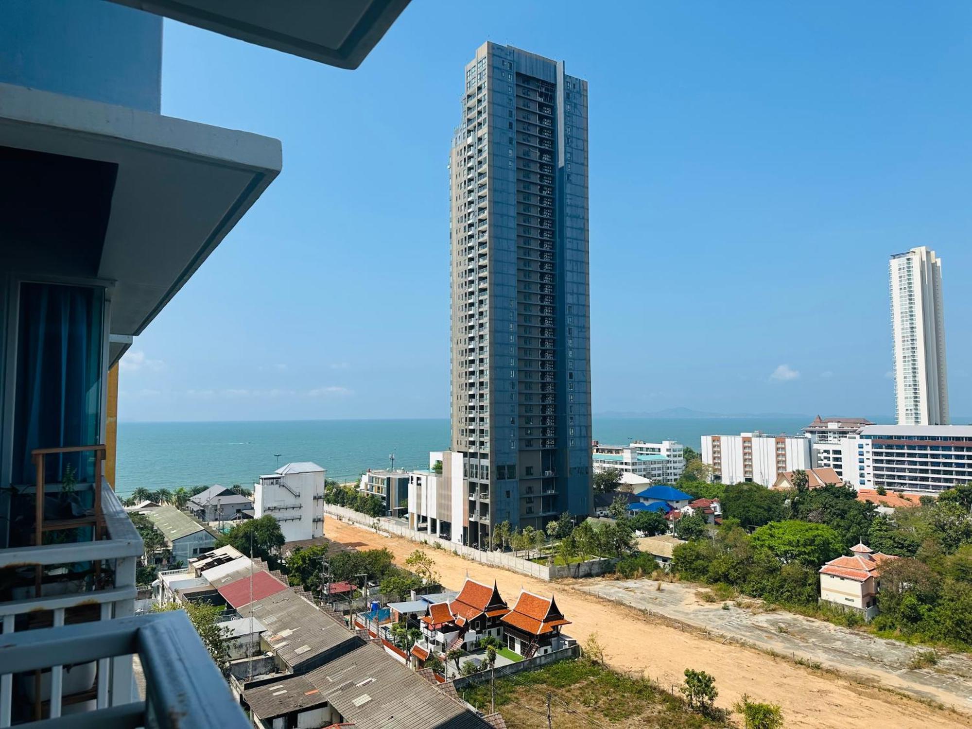 Seaview Beach Room Lumpini-Pool And Gym Face To Ocean Jomtien Beach Zewnętrze zdjęcie