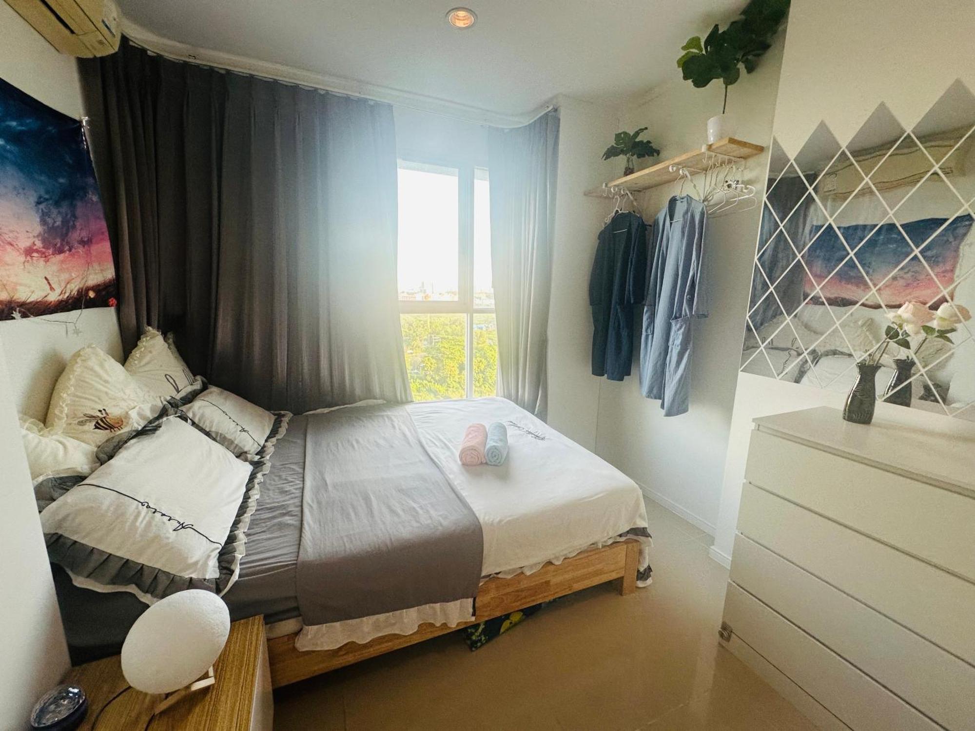 Seaview Beach Room Lumpini-Pool And Gym Face To Ocean Jomtien Beach Zewnętrze zdjęcie